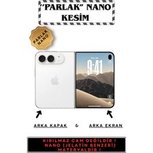 Mietubl Iphone Duo Uyumlu Parlak Nano Ekran Koruyucu | Arka Ekran ve Arka Kasa -  Kenarsız Tam Şeffaf, Kırılmaz Esnek Polymer Zırh