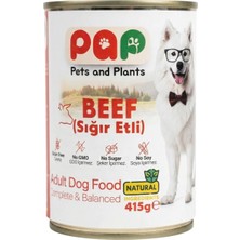 Tr Premium Sığır Etli Yetişkin Köpek Konserve Maması, 415 Gr, Yüksek Et Oranlı, Yaş Mama, 2