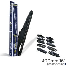 Niken Nıken 400MM 16 10 Aparatlı Arka Silecek Süpürgesi