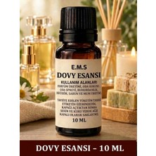 E.M.S Dovy Esansı Parfüm Esansı Oda Sprey Kokusu Buhurdanlık Difüzör Sabun ve Mum Esansı 10 Ml.