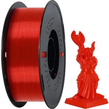 Kingroon Petg Basic Filament 1.75MM 1kg - Transparan Kırmızı