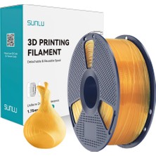 Sunlu Pla Filament 1.75MM 1kg - Transparan Portakal Suyu
