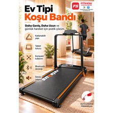 Relaxus Güçlü Katlanabilir Koşu Bandı Ev Tipi Yürüyüş Fitshow App Bluetoothlu Uzaktan Kumanda Sessiz Motor
