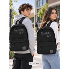 Reebok Siyah Sırt ve Okul Çantası Unisex Günlük Sırt Çantası 45X33X14 cm