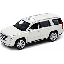 1:24 Ölçek Welly 2017 Cadillac Escalade Diecast Metal Minyatür Model Araba 15CM