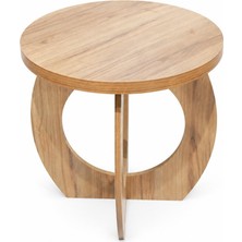 Oaken Çok Amaçlı Orta Sehpa Masa  60X60X60 cm  Modern Dekoratif Sehpa  Kolay Kurulum
