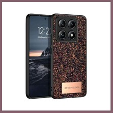 Bezos Onegif Mi 14T Pro Uyumlu Bright Simli Kapak - Derin Mor Bzss