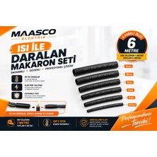 Maasco Isıyla Daralan Makaron Kablo Seti (6 Çeşit Herbiri 100 cm ) Kablo