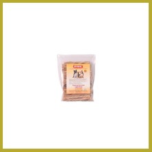 Bezos Natürel Burgu Çubuk Çiğneme Kemiği Köpek Ödülü 500 gr 12 cm Bcks