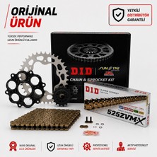DID Dıd Ducati 848 Evo (2011-2013) Zincir Dişli Set Zvmx Zincir (Gold Renk)