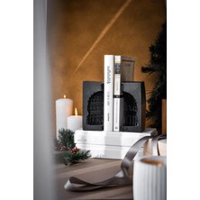 Jeane Home Decor 2li (Ikili) Pantheon Mimari Tasarım El Yapımı Beton Kitap Tutacağı  Desteği Hediyelik Dekoratif