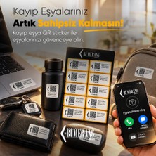 Ebumerang Qr Kodlu Akıllı Kayıp Eşya Bulma Sistemi - Dijital Takip Etiketi 10'lu Set