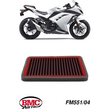 Bmc FM551/04 Kawasaki Ninja 250 R 2008-2017, Ninja 300 2013-2017, Z 300 Kutu Içi Performans Hava Filtresi