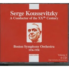 SoundBox Serge Koussevitzky, Boston Sym - V/c: A Condurtor Of The Xxth Century - 4 CD ( Plak Değildir CD Dir.)