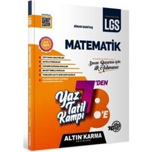 TeknoKapsül Altın Karma Yayınları - Bayilik Matematik Yaz Tatil Kampı Lgs 7-8. Sınıf Hazırlık