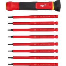 Milwaukee Multi Uç Yalıtımlı Tornavida Set 9 Parça 4932493659