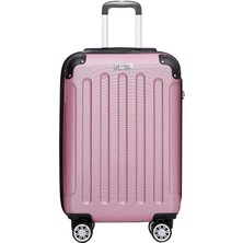 Jackson Ultra Hafif Abs Valiz Trıon (Pembe, Kabin Boy)
