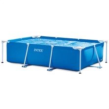 Küçük Aile Çerçeveli Havuz 2,6 M x 1,6 M x 0,65 M #28271, Mavi