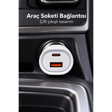 GIGA Pd 22W Type C Çıkışlı Araç Şarj Cihazı