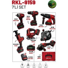 Retools Bordo 7'li Set (185 mm Daire Testere - Dekupaj - Tilki Kuyruğu)