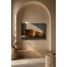 Amber Cam — Işık Geçişi — 30×40 cm — Çerçevesiz Kanvas Tablo