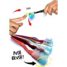Tek Kullanımlık Diş Fırçası 100'lü Paket – Easybrush Tek Tek Paketli, Tek Kullanımlık Macunlu, Seyahat ve Otel Tipi