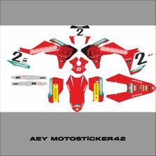 Gasgas Ec 2t / Mc 250 2024 2023 ( Factory Edition ) Uyumlu Sticker Set 12 Parça