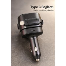 Elvasta Dmtk- Eldm- Elva- Type C ve Lightning Uçlu Çakmaklık Telefon Şarj Adaptörü El Tk