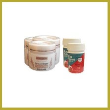 Bezos Three Brand Vücut Kremi 100 ml Arnavut Kremi3 Adet + Rus Merhemi 50 ml 2 Adet Bcks