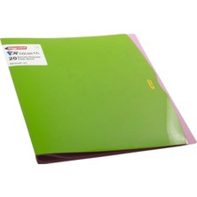 Bigpoint BP202P-55 Pop Serisi Sunum Dosyası 20'li Yeşil-Pembe