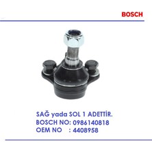 Bosch ROTİL RENAULT LAGUNA 2 TRAFİC 2 1997+ VİVARO 2002+ PRİMASTAR 2001+ 4408958 0986140818