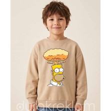 Durak Reklam Homer Simpson Kafası Patlayan (Mind Blown) DTF Transfer Baskı – Evde Ütü ile Yapıştırılan Tekstil Baskısı