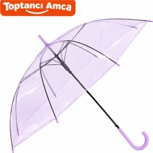 Toptancı Amca Renkli Şemsiye Pvc Şemsiye 90 cm Çaplı Pembe Mavi Turuncu Yeşil Mor