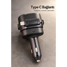 Elektronikçim Type C ve Lightning Uçlu Çakmaklık Telefon Şarj Adaptörü