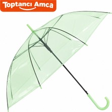 Toptancı Amca Renkli Şemsiye Pvc Şemsiye 90 cm Çaplı Pembe Mavi Turuncu Yeşil Mor