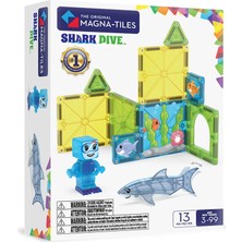 Kawin Magna-Tiles Magna-Tıles Shark Dive Manyetik Bloklar 13 Parça