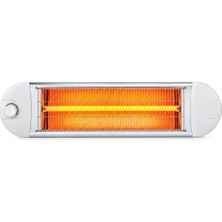 Hazar Yüksek Performanslı 2500 Watt Duvara Monte Infrared Isıtıcı