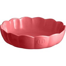 Emile Henry Madeleine Fırın Kabı Yuvarlak 27 cm Pembe