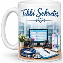 Bsb Tıbbi Sekreter Temalı Porselen Kupa Bardak Mug 333
