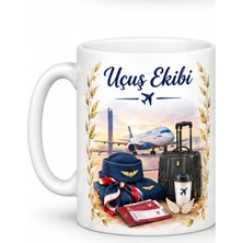 Bsb Hostes Temalı Porselen Kupa Bardak Mug 320