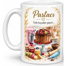 Bsb Pastacı Temalı Porselen Kupa Bardak Mug 316