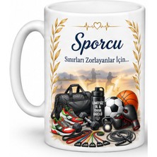 Bsb Sporcu Temalı Porselen Kupa Bardak Mug 324