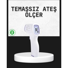 Esranın Dünyası Temassız Termometre Hızlı Ölçüm Güvenli Dijital Ateş Ölçer