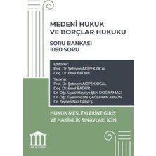 TeknoKapsül Medeni Hukuk ve Borçlar Hukuku Soru Bankası - Hukuk Mesleklerine Giriş Sınavına Hazırlık