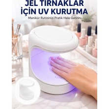 Esranın Dünyası Kalıcı Oje Kurutucu Uv LED Teknolojisi Taşınabilir Mini Tırnak Kurutucu Yeni Nesil