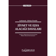 TeknoKapsül Açıklamalı - Dilekçe Örnekli Ziynet ve Eşya Alacağı Davaları