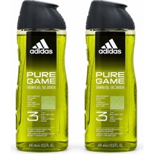 Adidas Pure Game 3’ü 1 Arada Duş Jeli 2 x 400 ml - Vücut, Saç ve Yüz