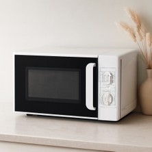 Str Store 20L 700W Mikrodalga Fırın - 5 Güç Kademesi, Buz Çözme, Beyaz