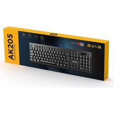 AK205 105 Tuşlu Kablolu Türkçe Q Klavye