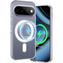 Str Store Google Pixel 11 Pro Için Sararmaz Kamera Boşluğu Tam Açık Mika Sert Parlak Şeffaf Magsafe Ile Uyumlu Telefon Kılıfı Arka Kapak - Şeffaf